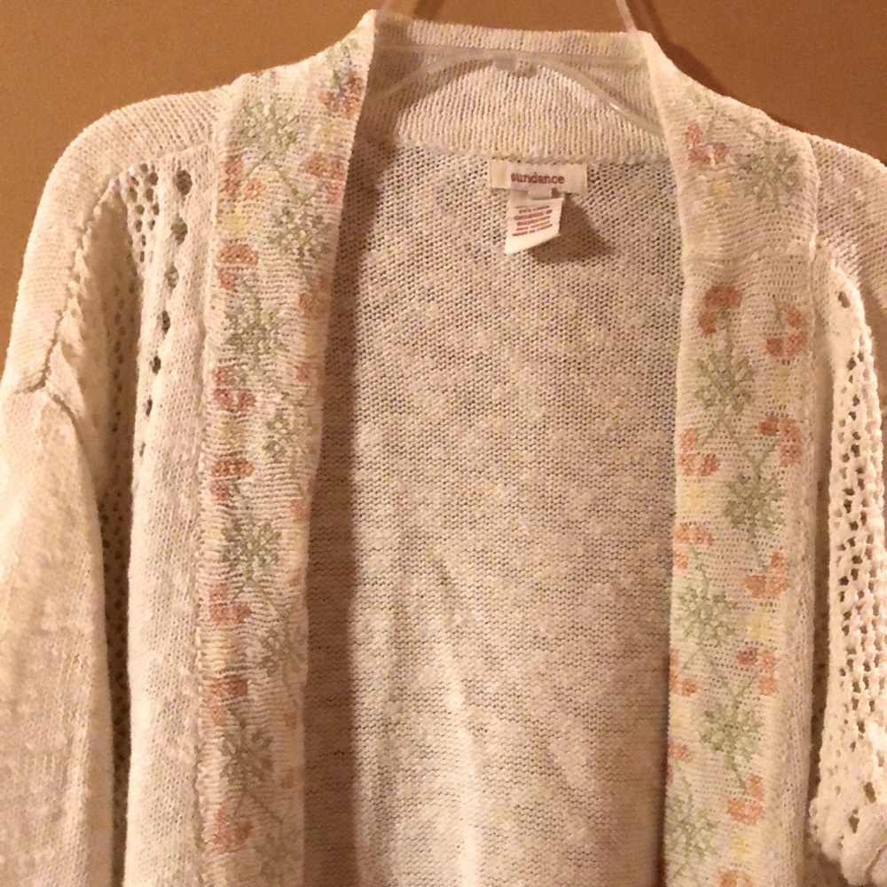 Sundance Cotton-Linen Cardigan